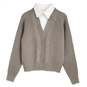 پلیور یقه هفت زنانه مدل Fall2025x_1