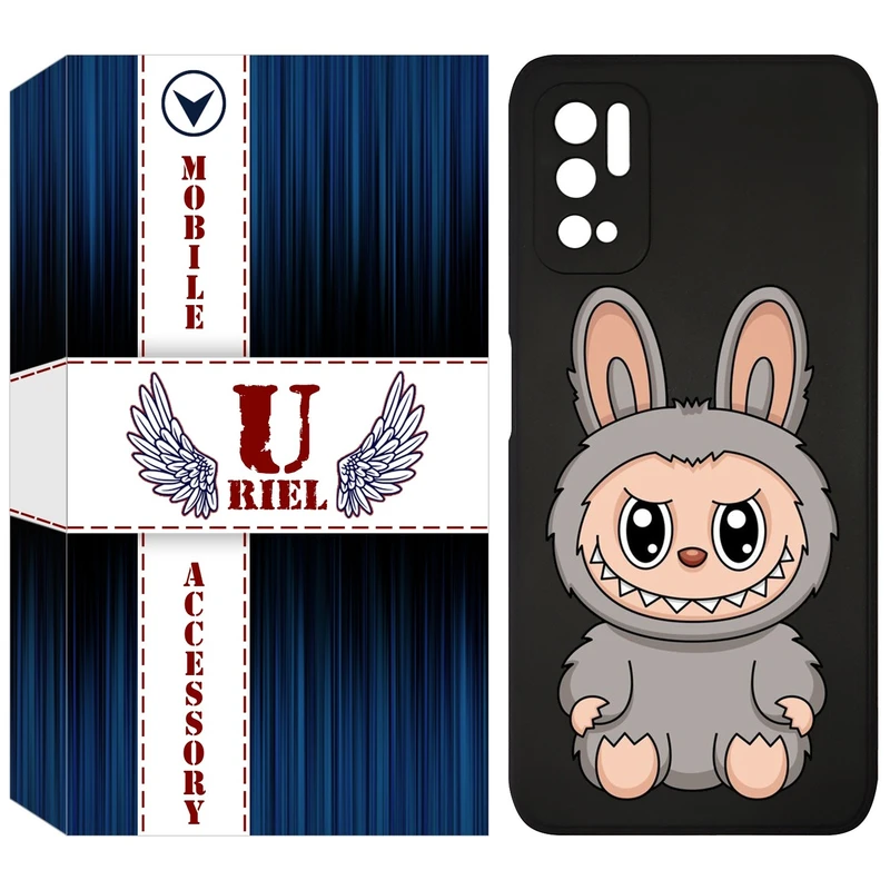 کاور یوریل قاب مدل KSH کد 142 طرح عروسک لبوبو مناسب برای گوشی موبایل شیائومی Poco M3 Pro / Redmi Note 10 5G / Note 11 SE