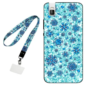 Megafone Snow Flake 0014 Cover For Honor 7i Mobile Neckband