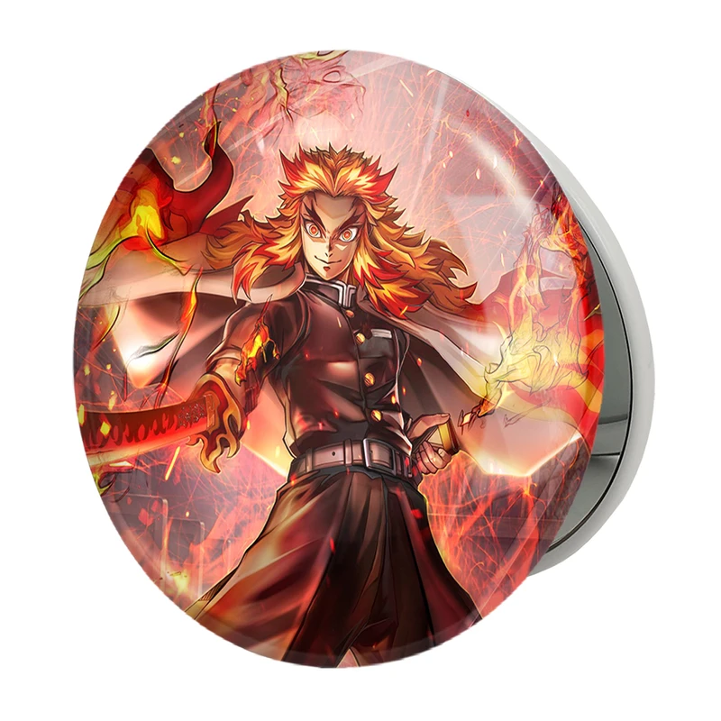 آینه جیبی خندالو طرح کیوجورو رنگوکو انیمه شیطان کش مدل تاشو کد 10101 