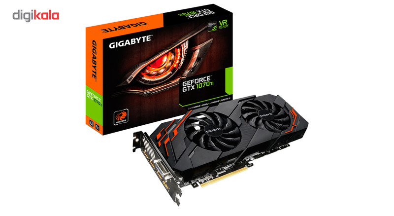کارت گرافیک گیگابایت مدل GeForce GTX 1070 Ti WINDFORCE 8G
