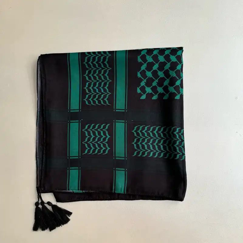 روسری زنانه مدل عربی منگوله دار چهار فصل کد 4