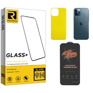 Randika ANTI-STATIC Screen Protector For apple 12 pro max With Back Protector