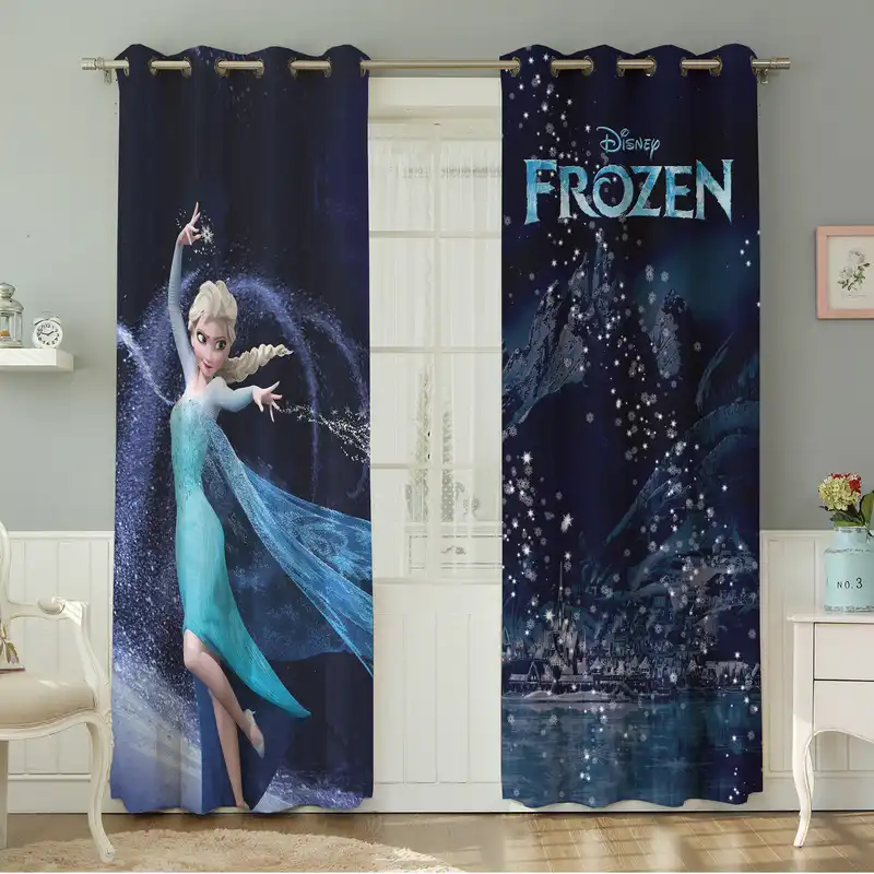 پرده نیروانا طرح کودک مدل مخمل کد 8843 سایز 140×280 سانتی متر