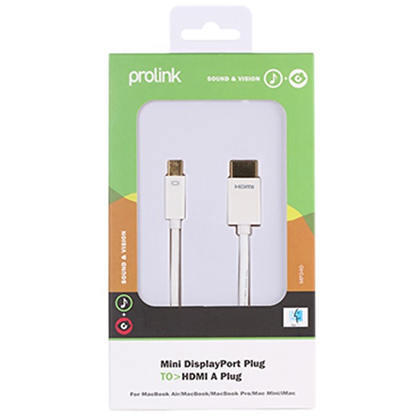 کابل Mini DisplayPort به HDMI پرولینک مدل MP340 - طول 200 سانتی متر