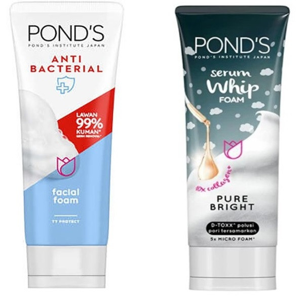فوم شستشو صورت پوندز مدل Anti Bacterial and Pure Bright حجم 100 میلی لیتر مجموعه 2 عددی فوم شستشو صورت پوندز مدل Anti Bacterial and Pure Bright حجم 100 میلی لیتر مجموعه 2 عددی