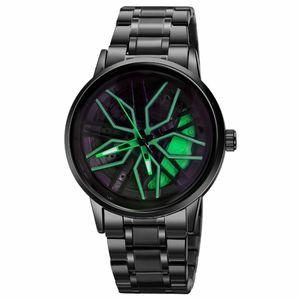 ساعت مچی عقربه‌ای کوارتز مردانه مدل صفحه رینگی چرخان کد 5