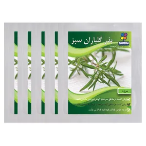 بذر مرزه گلباران سبز بسته 5 عددی