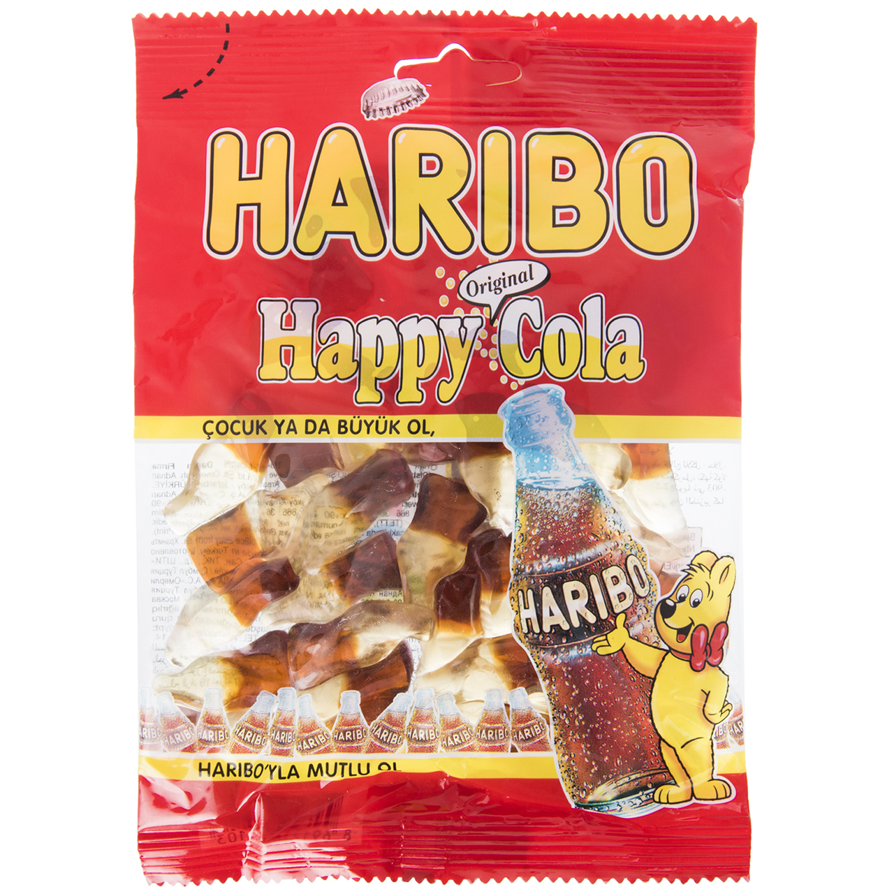 پاستیل هاریبو مدل Happy Cola مقدار 130 گرم