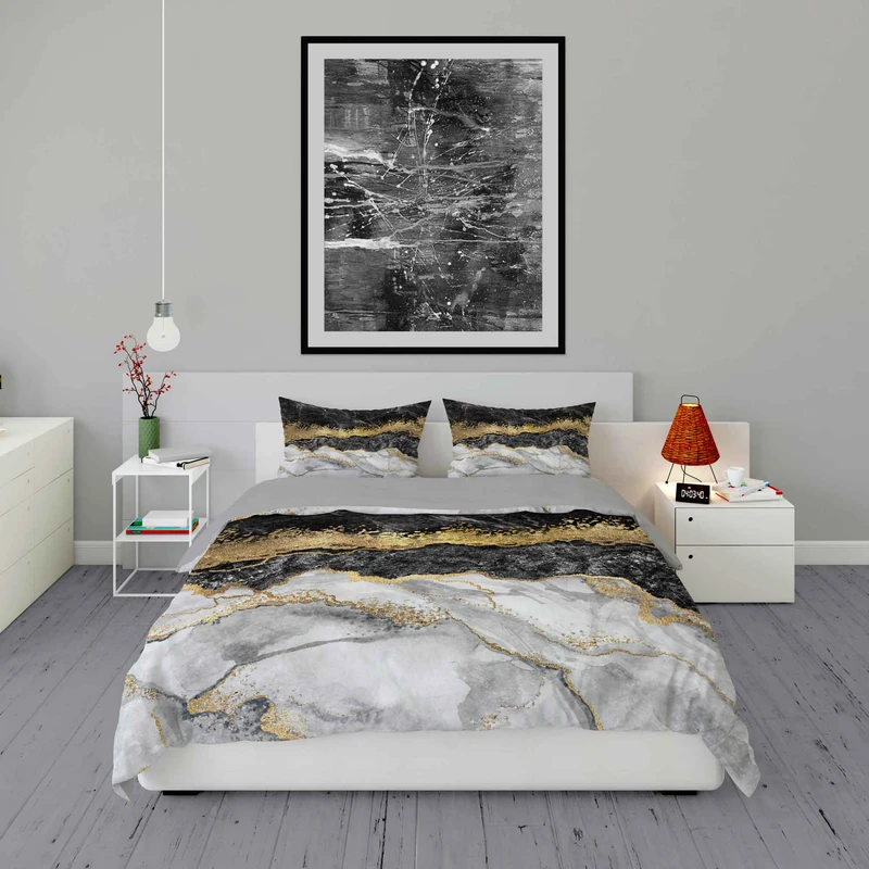 سرویس روتختی مدل اسپرت ماربل DF19 دو نفره 6 تکه