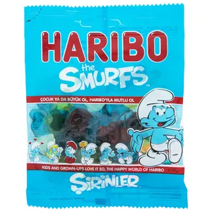پاستیل هاریبو مدل The Smurfs مقدار 70 گرم