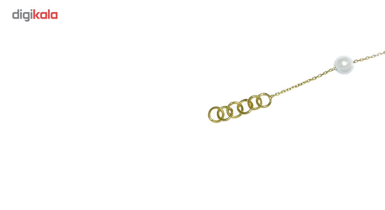 دستبند نقره طلای ترنج مدل TSB17-Y