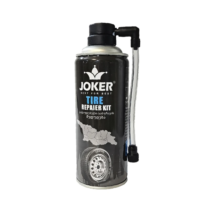 اسپری پنچرگیری لاستیک جوکر مدل TRK حجم 400 میلی متر