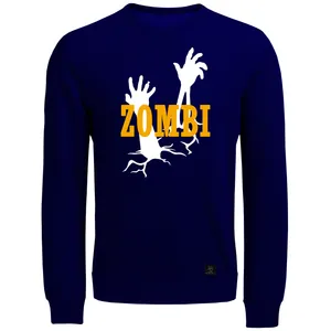 سویشرت مردانه 27 مدل ZOMBI کد V30 رنگ سرمه ای