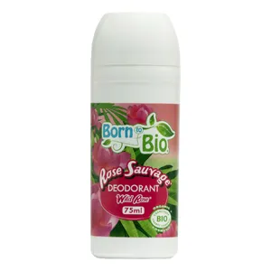 رول ضد تعریق بورن تو بایو مدل ضد حساسیت و رایحه رز وحشی کد DEOROSE حجم 75 میلی لیتر