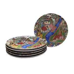 پیش دستی چینی طرح مرغی کد 556 بسته 6 عددی