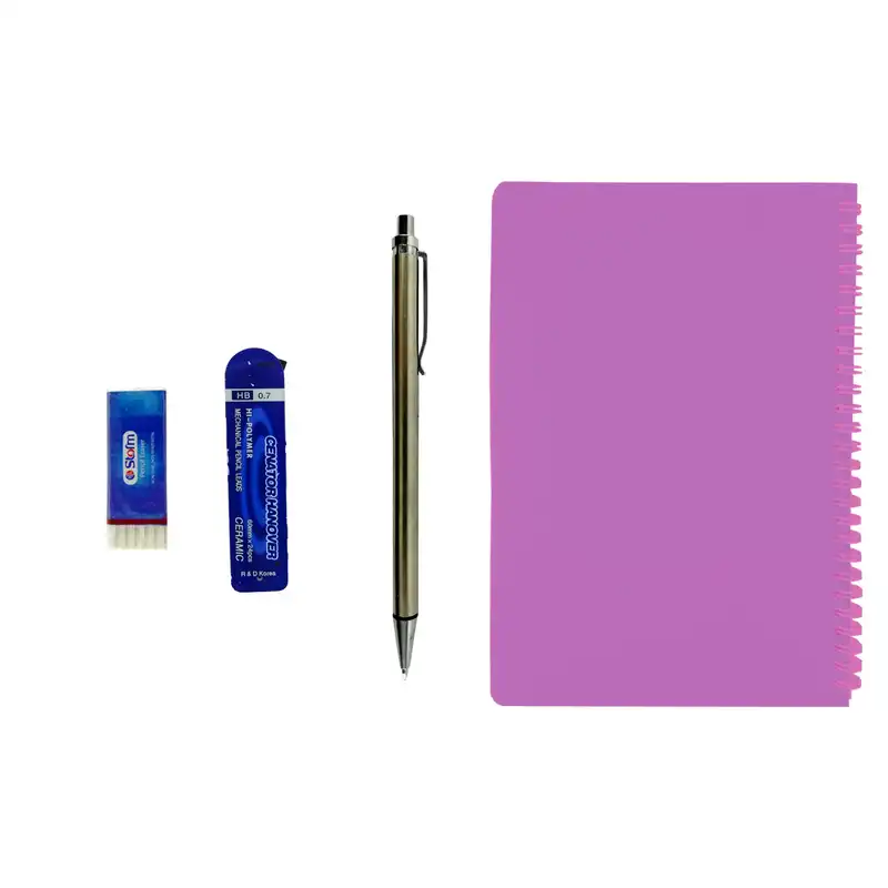 ست لوازم تحرير كد 25010035 مجموعه 4 عددي