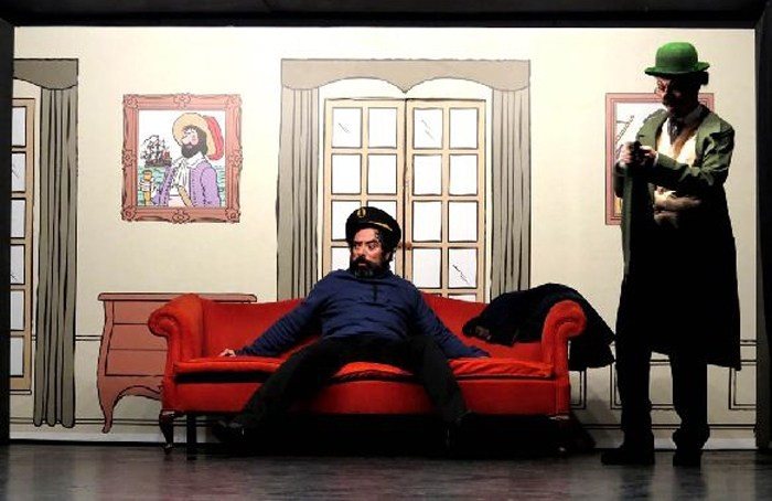 فیلم تئاتر تن تن و راز قصر مونداس اثر اروند دشت آرای