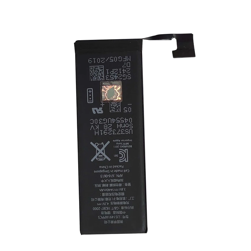 باتری مدل GB/T18287ظرفیت 440 میلی امپر ساعت مناسب برای گوشی موبایل اپل iphone 5
