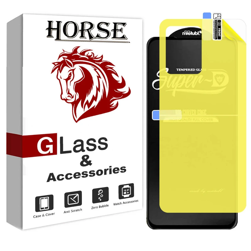    محافظ صفحه نمایش هورس مدل 2SN مناسب برای گوشی موبایل شیائومی Redmi Note 12 به همراه محافظ پشت گوشی