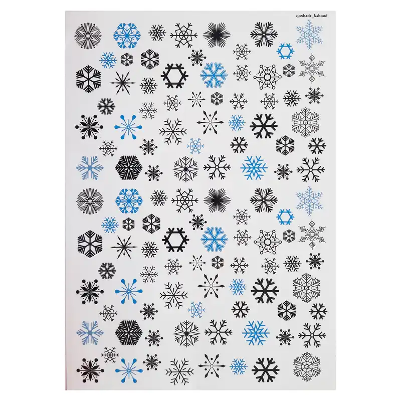 برچسب ترنسفر مدل بلور برف
