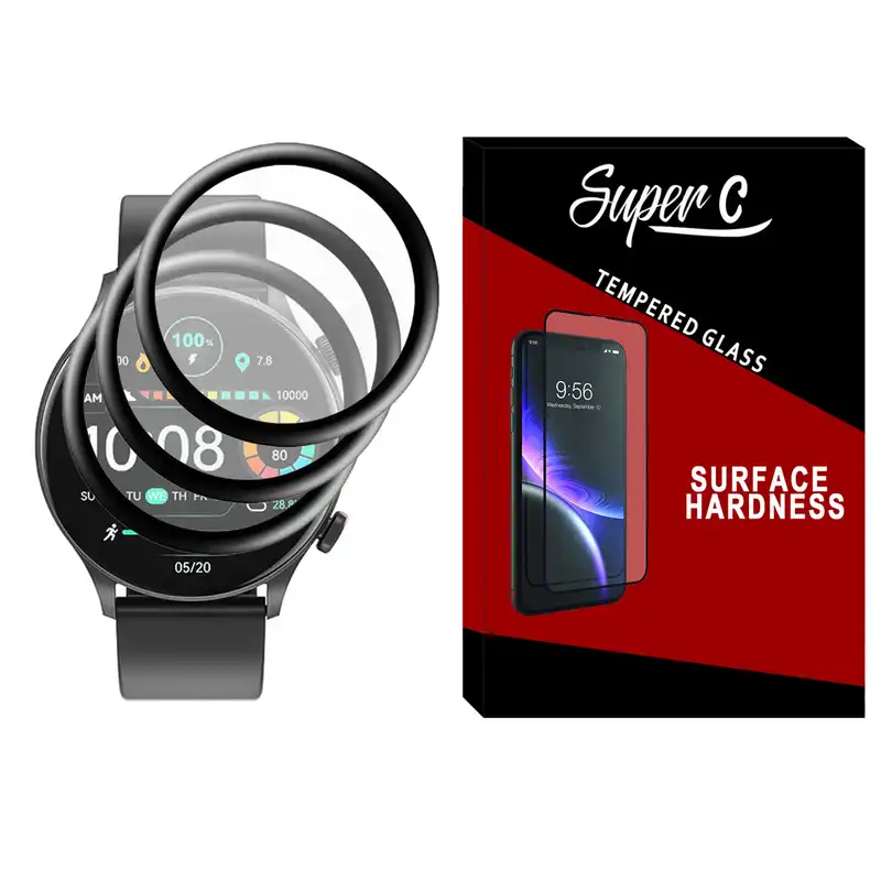 محافظ صفحه نمایش نانو سوپرسی مدل SRC مناسب برای ساعت هوشمند هایلو Solar Plus بسته سه عددی