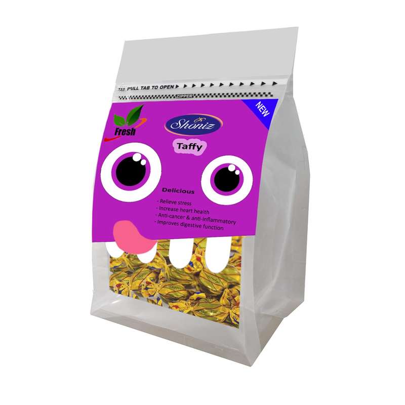 تافی مغز دار کاکائویی توفیس شومیز - 500 گرم