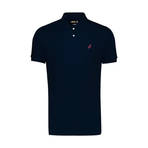 پولوشرت آستین کوتاه مردانه آیبکس مدل 9709 رنگ سرمه ای