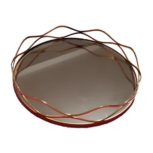 سینی مدل آینه ای طرح موج