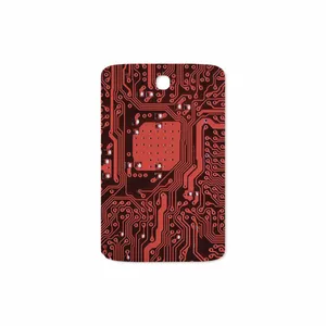 MAHOOT Red Printed Circuit Board Cover Sticker for Samsung Galaxy Note 8.0 2013 N5100