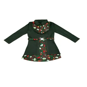 مانتو دخترانه مدل جلو بسته گلدار