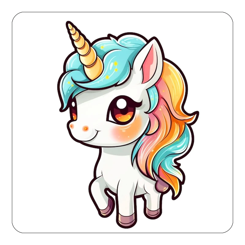 مگنت کاکتی طرح اسب تک شاخ و یونیکورن مدل mp31307