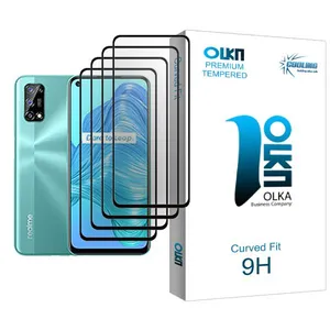 Cooling Olka Glass MIX004 Screen Protector For Realme V5 5G Pack Of 4
