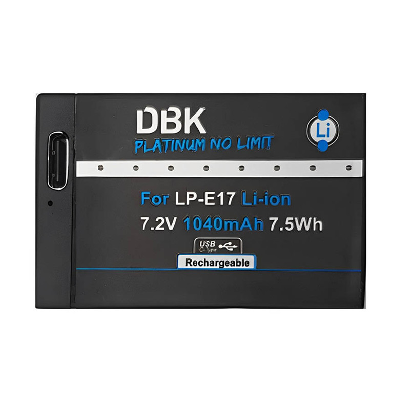 باتری لیتیومی قابل شارژ دی بی کی مدل dbk np-17 ظرفیت 1000 میلی‌آمپرساعت