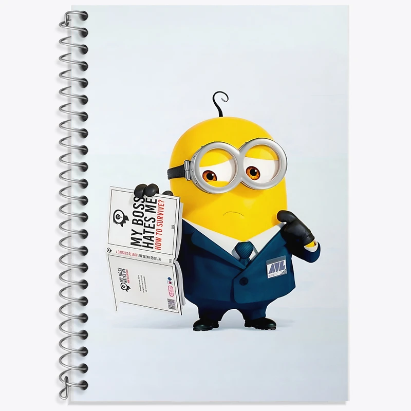 دفتر لغت 50 برگ خندالو طرح مینیون ها (Minions) کد F5913