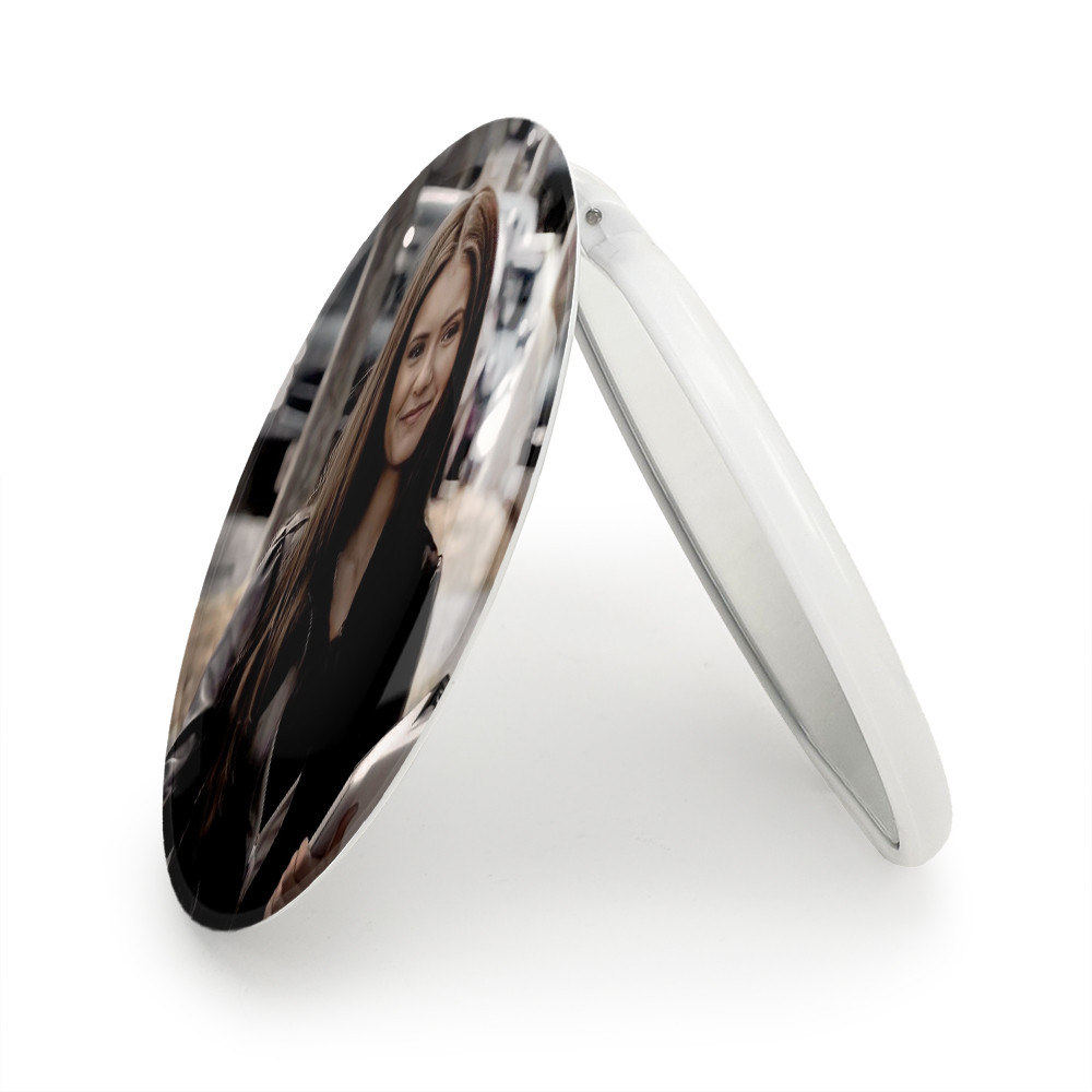 آینه جیبی خندالو طرح الینا گیلبرت خاطرات یک خون آشام The Vampire Diaries مدل تاشو کد 20254