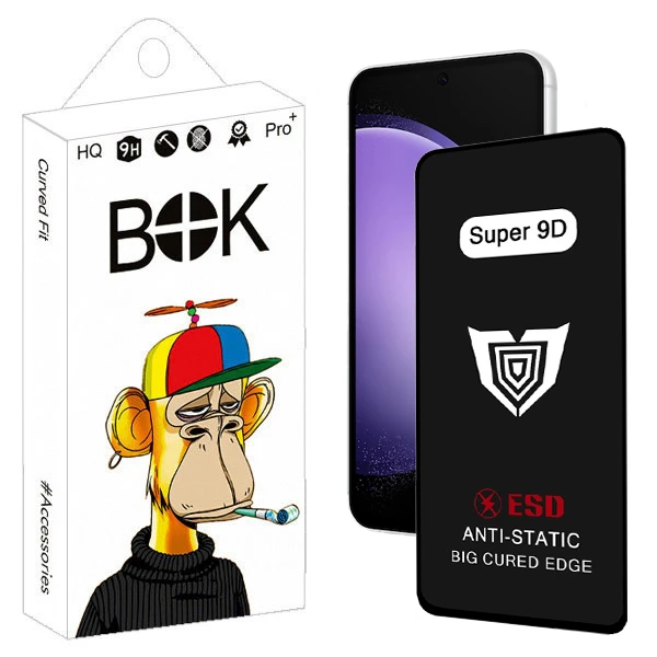 محافظ صفحه نمایش بوک مدل Super 9D Touch مناسب برای گوشی موبایل سامسونگ galaxy s23 fe / a54