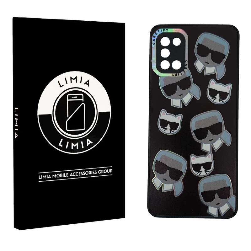 کاور لیمیا مدل فانتزی لنزدار طرح عروسکی شبرنگی مناسب برای گوشی موبایل سامسونگ Galaxy A31