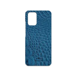 MAHOOT Blue-Crocodile-Leather Cover Sticker for Xiaomi Poco M5s