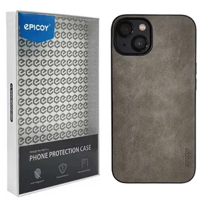 Epicoy Hrs Leather cover for Apple iPhone 15 Plus / 14 Plus