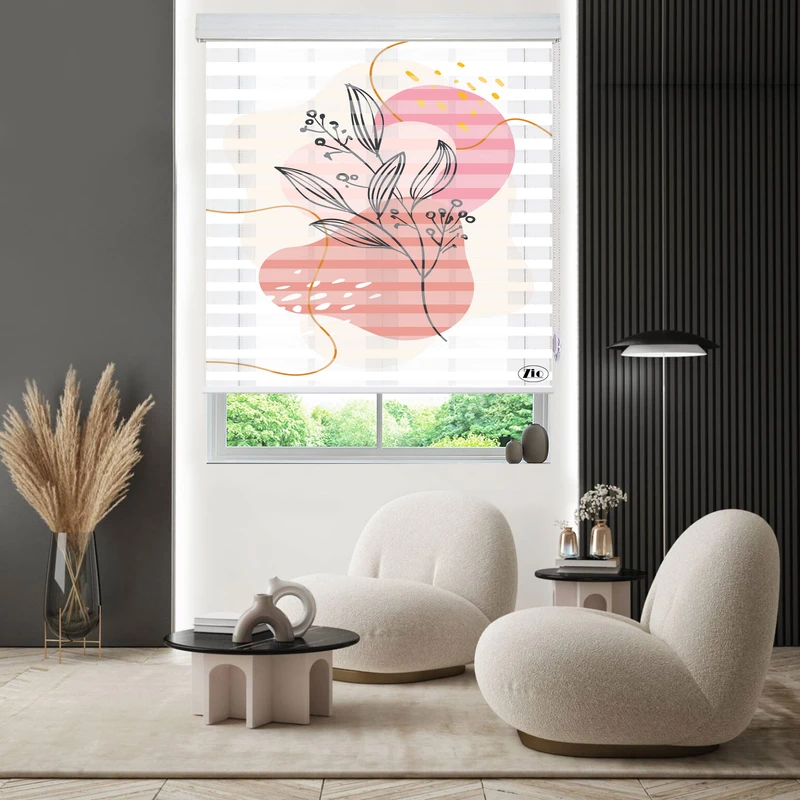 پرده زبرا زیو مدل O-7032 سایز 100x280 سانتی متر