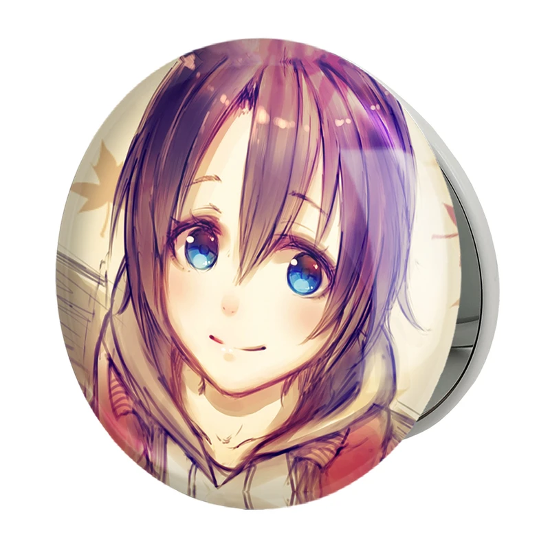 آینه جیبی خندالو طرح یوزورو نیشیمیا انیمه سایلنت ویس A Silent Voice مدل تاشو کد 15801 