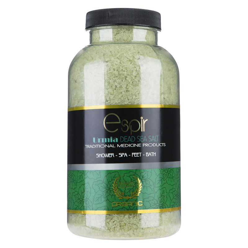 نمک دست و پا اسپیر دانه متوسط مدل Mint salt وزن 1000 گرم
