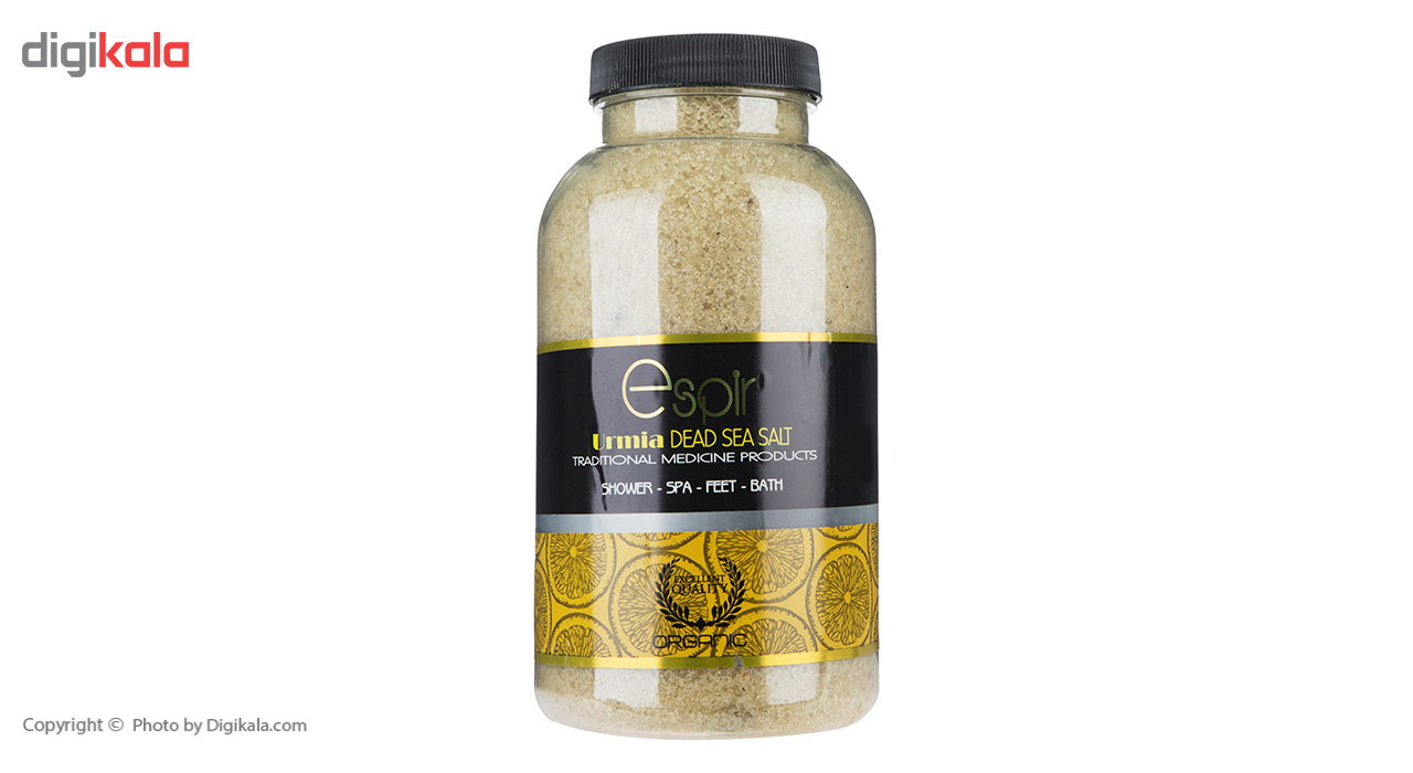 نمک دست و پا اسپیر دانه متوسط مدل Lemon salt وزن 1000 گرم