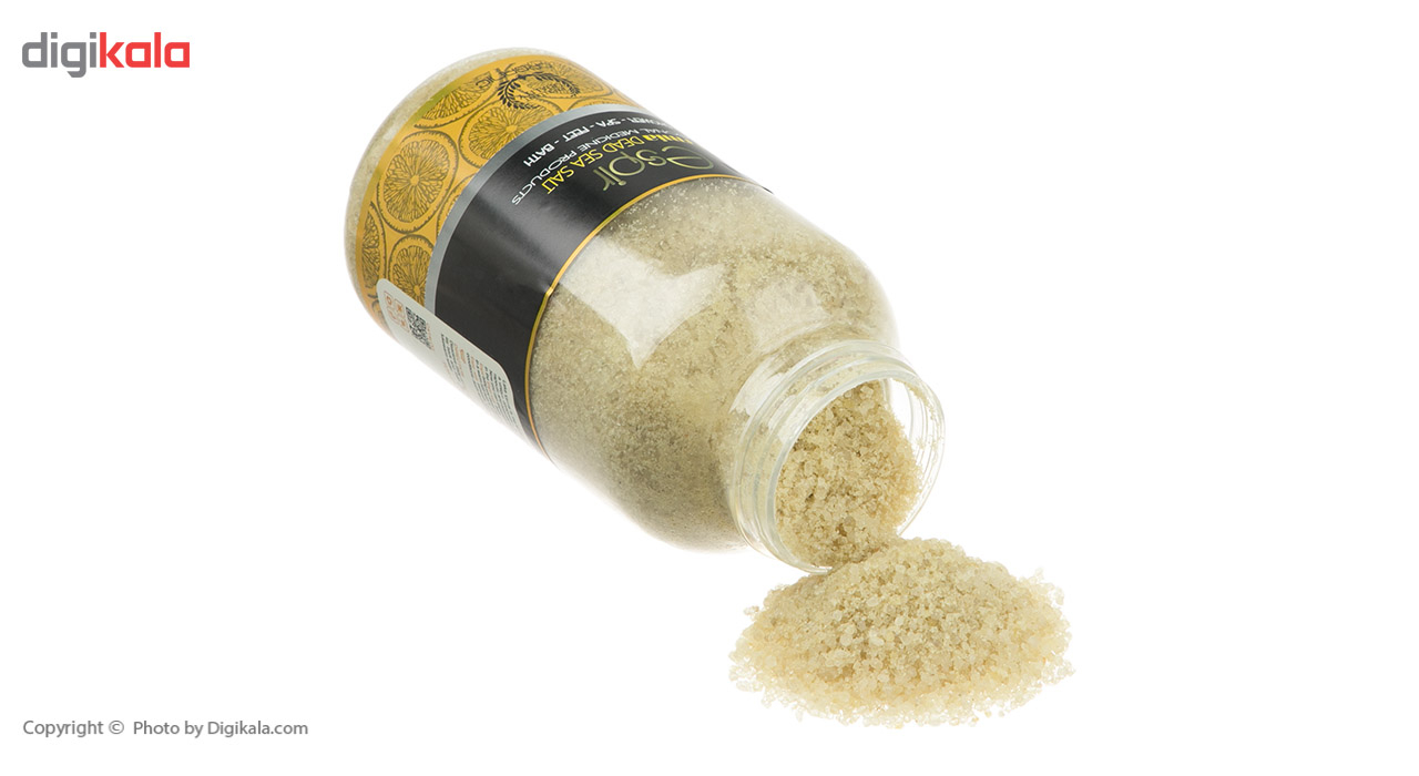 نمک دست و پا اسپیر دانه متوسط مدل Lemon salt وزن 1000 گرم