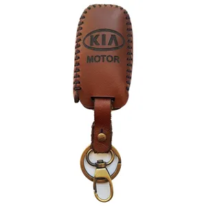 جاسوئیچی خودرو چرم طبیعی کد 2110 مناسب برای کیا 3 دکمه