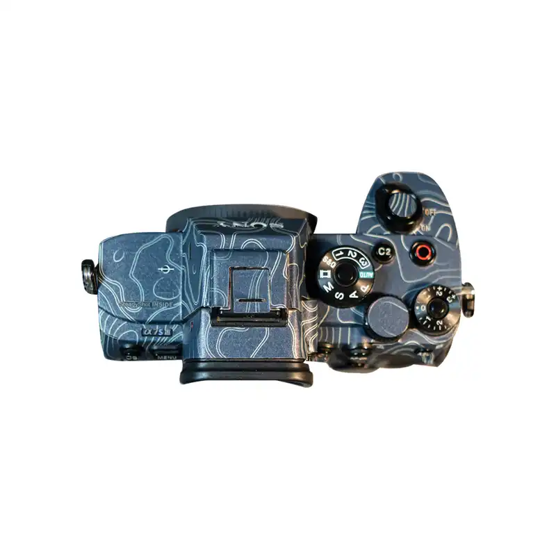 برچسب پوششی دوربین مدل توپوگرافی مناسب برای دوربین عکاسی سونی Sony Alpha 7S III