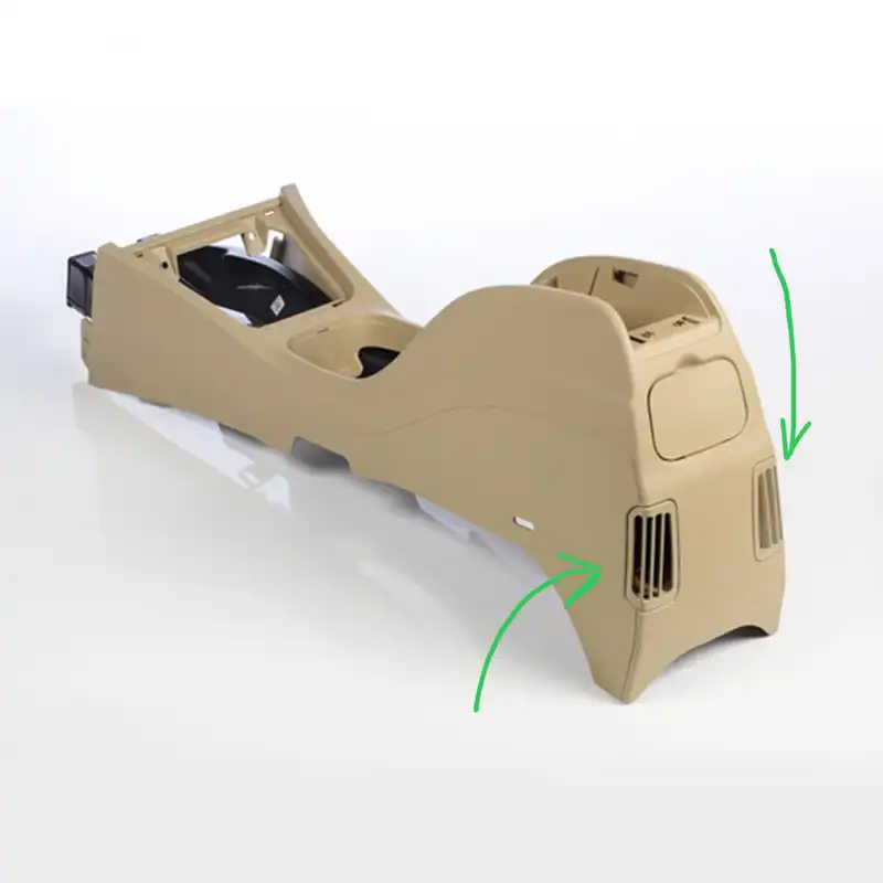 دریچه هوا پایین عقب خودرو وارون مدل P-321-322 مناسب برای پژو پارس بسته 2 عددی