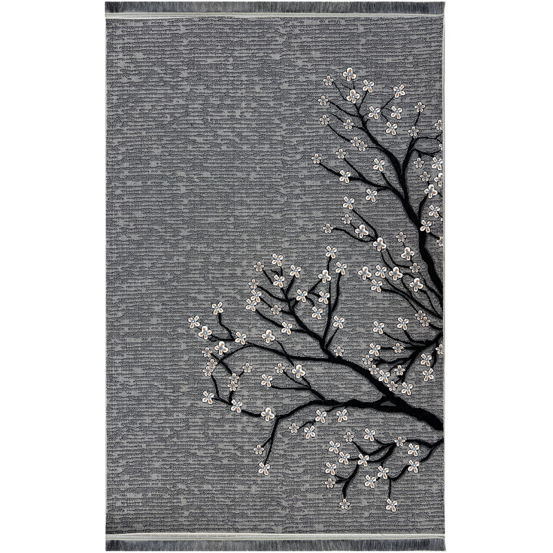 گلیم ماشینی جزیره طرح روستا مدل TO-6