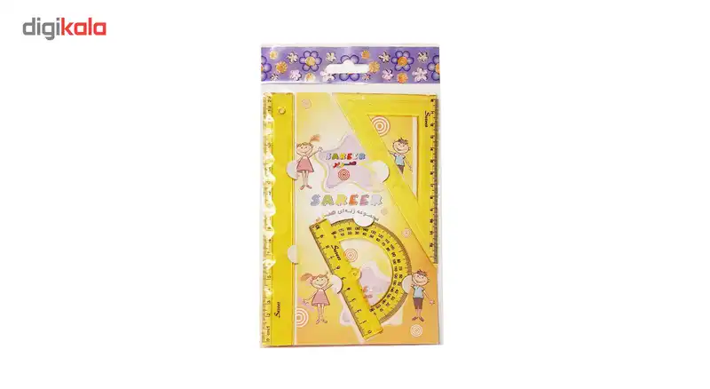 ست خط کش صریر مدل ژله ای